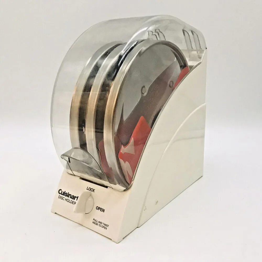 Cuisinart Prep II Food Processor Disk Holder with 3 Blades DLC 842TX 844TX 837TX